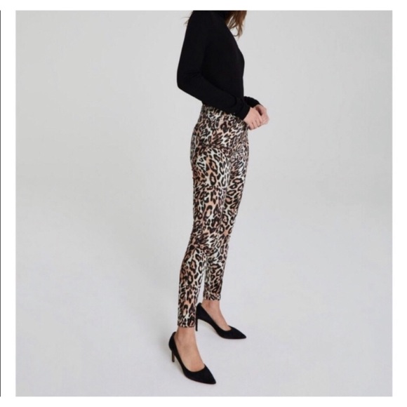 NEW AG Farrah Ankle Skinny Jeans Bold Leopard 25 - Picture 4 of 7